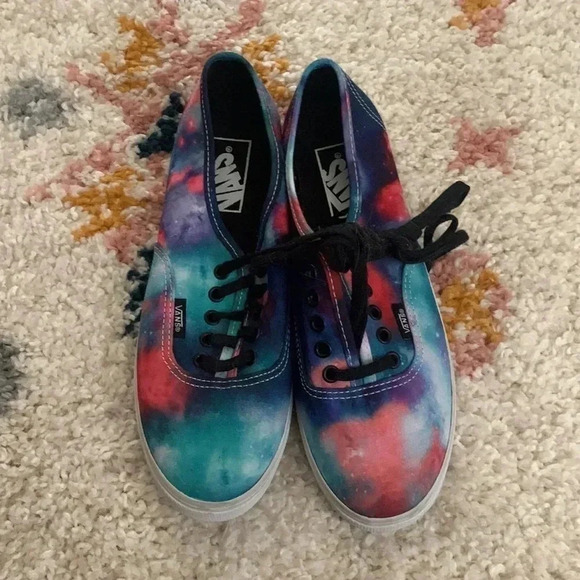 Vans Authentic Lo Pro Cosmic Galaxy Sneakers Size 6.5 - Picture 2 of 7